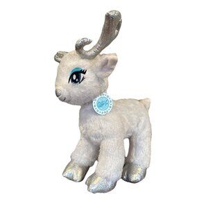 Build A Bear BAB Glisten White Christmas Reindeer Plush (Silver Stuffed Animal)
